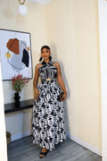ABENA LUXE MIDI AKWETE DRESS