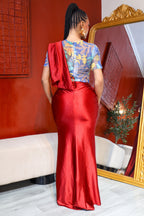 Morayo Dress ( Wine)