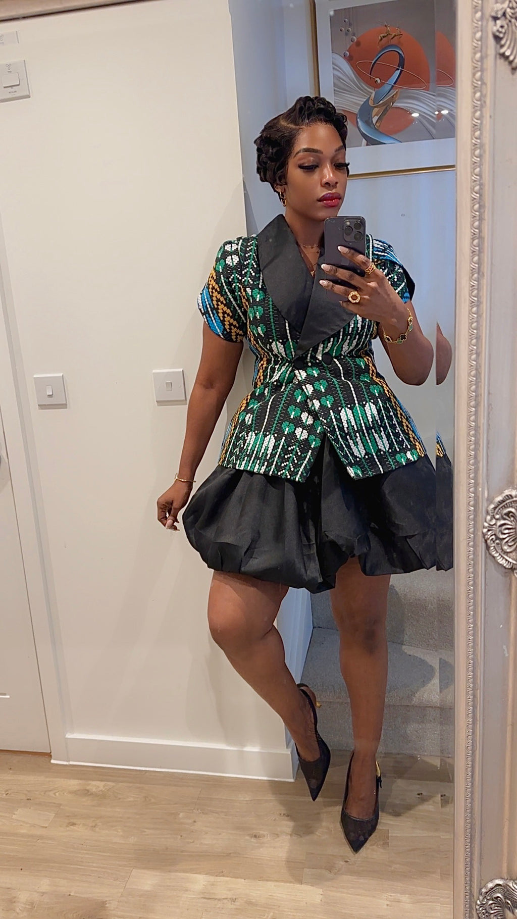 Serwaa – 2-Piece Set 👑 ( GREEN)