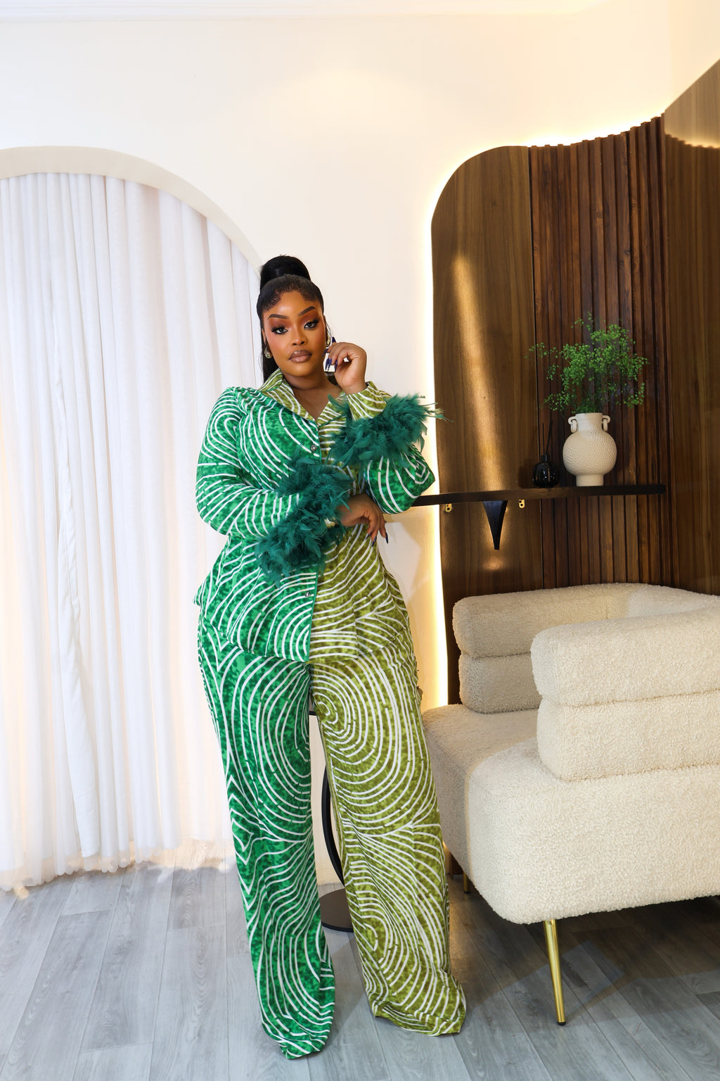 Pattern Play 2pcs Set ( GREEN