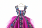 Serwaa Royale Akwete Dress In Pink