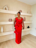 ZURI DRESS In Red