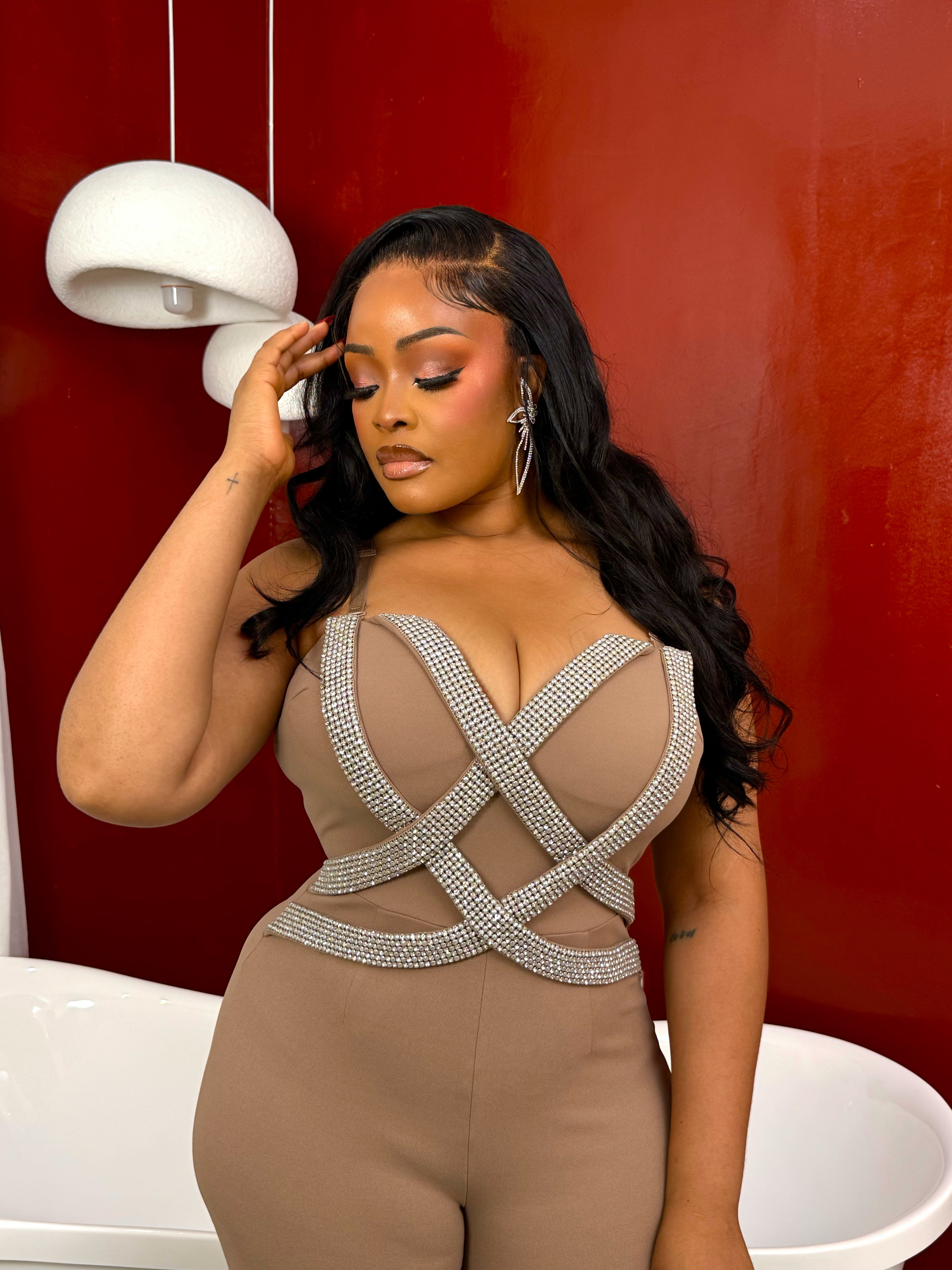 AMARA CRYSTAL JUMPSUIT