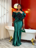 FLORÉ ROYALE 2-Piece Set in Emerald Green