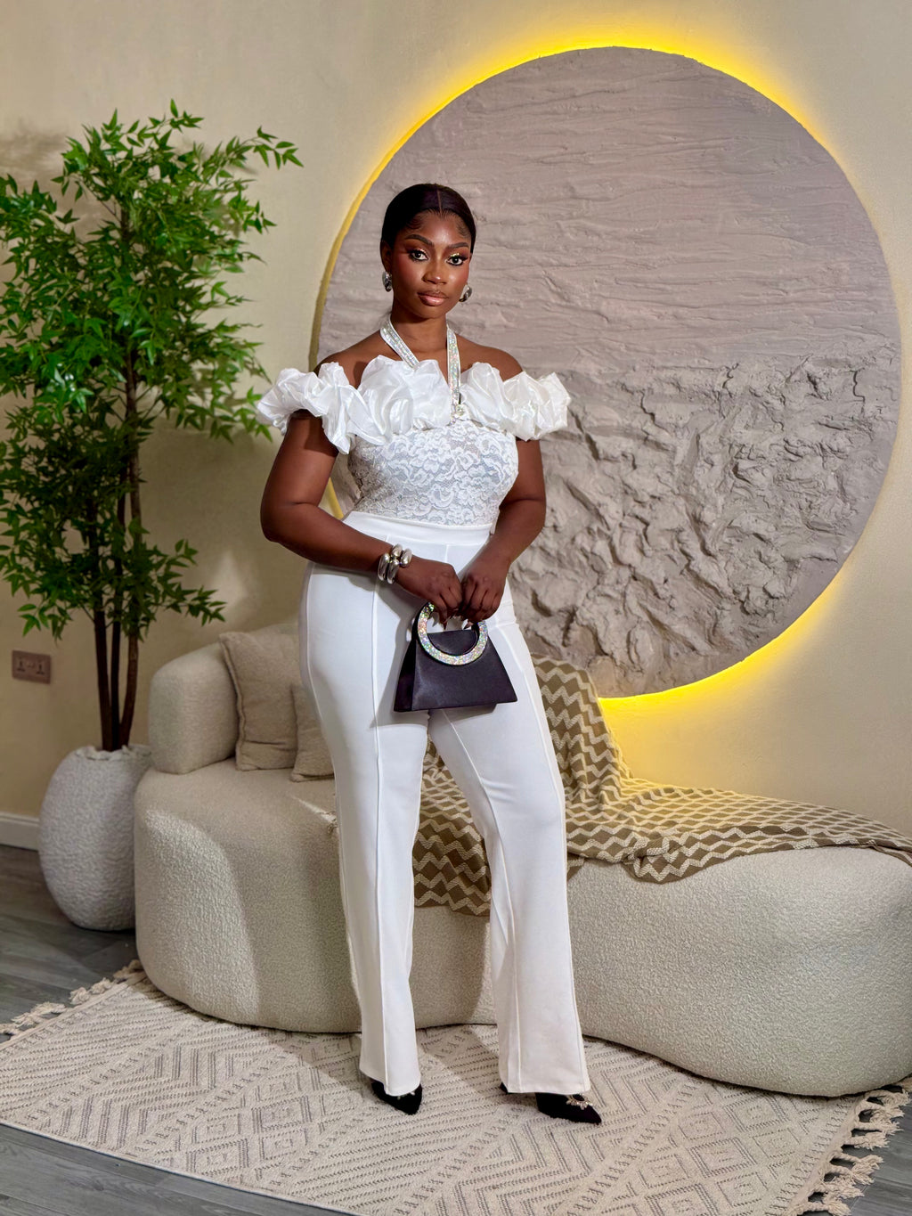 EMPRESS JUMPSUIT In White