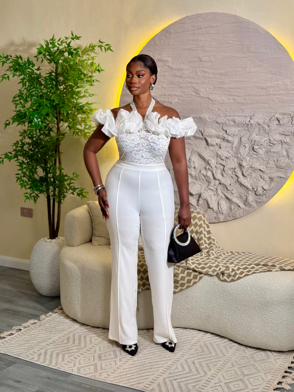 EMPRESS JUMPSUIT In White