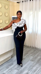 DAVINA RUFFLE JUMPSUIT