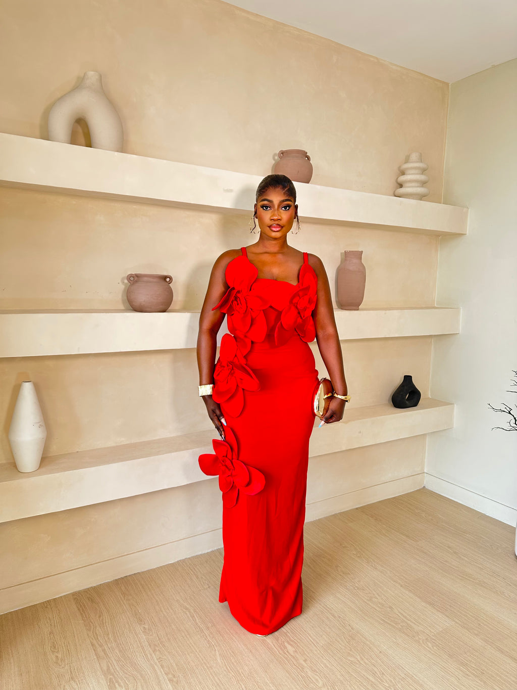 ZURI DRESS In Red