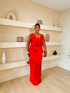 ZURI DRESS In Red