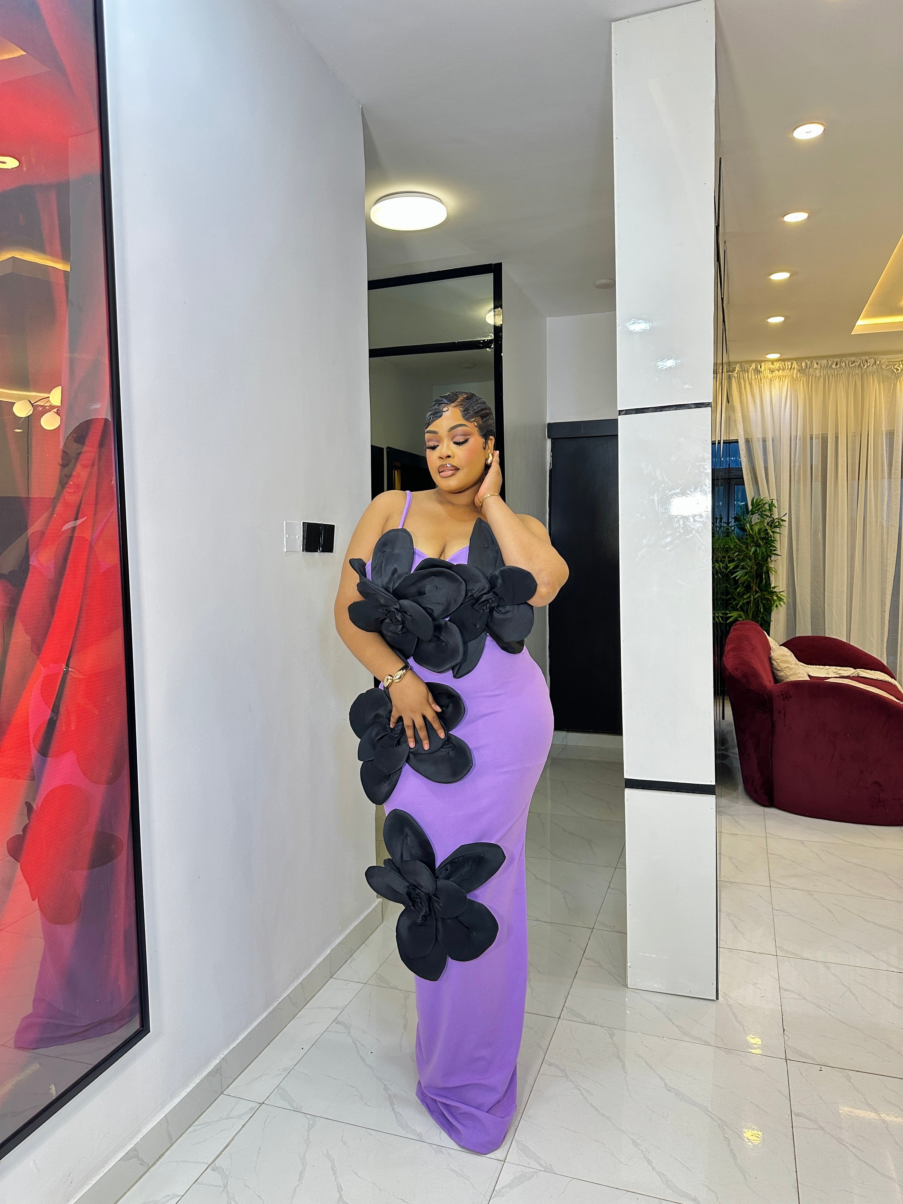 ZURI DRESS In Purple