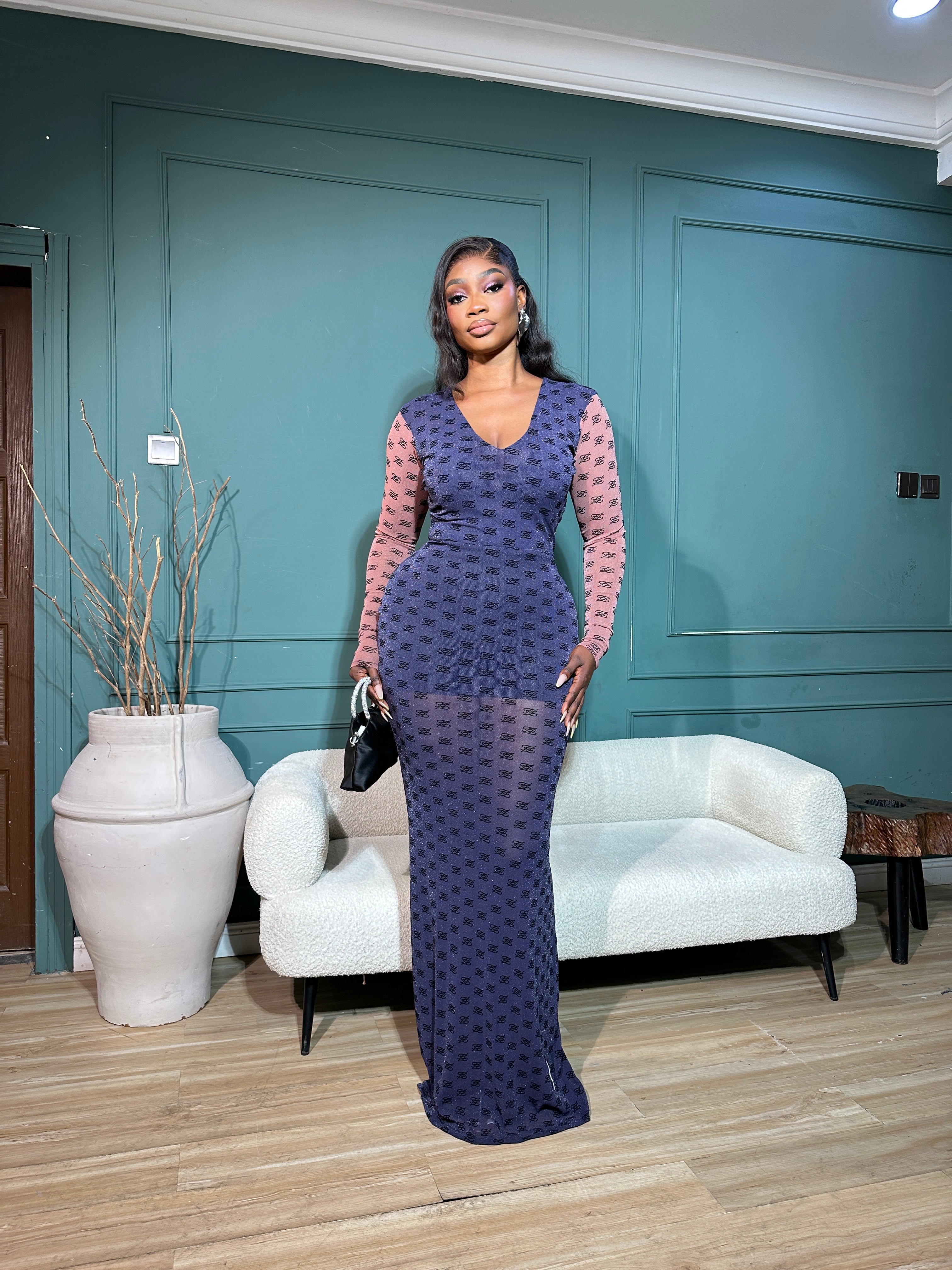 MILLY DRESS In Purple
